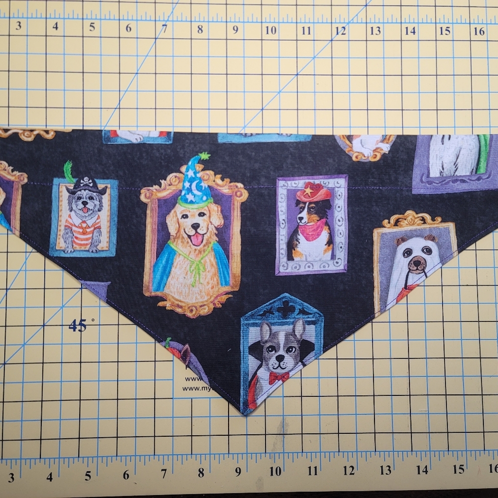 Doggie Bandana Reversible Custom Sewn NEW Size M